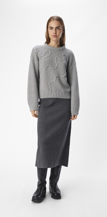 Produktbild Object Texturierter Strickpullover (S)