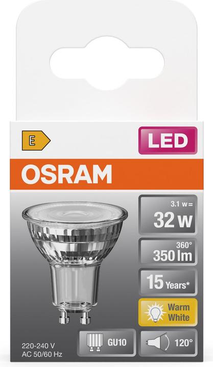 Actual product image Osram STAR LED lamp (GU10, 350 lm, 1x)