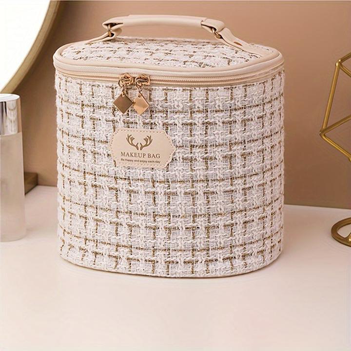 Immagine prodotto Only-Bags.Store Organizzatore di trucchi Chic di grande capacità - Custodia portatile per cosmetici, impermeabile e