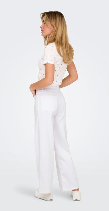 Immagine prodotto Only ONLANN-MADISON Hohe Taille Verkürzt Jeans Jeans mit weitem Bein (L)