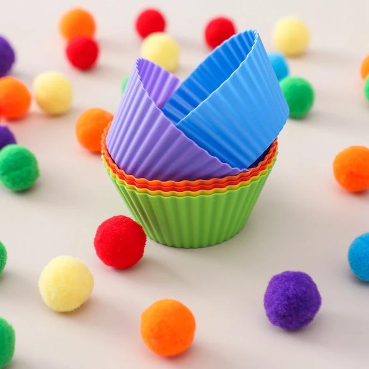 Image du produit Activity Board Planche arc-en-ciel en bois Jouets sensoriels Forme Couleur Trier Associer Jouets éducatifs