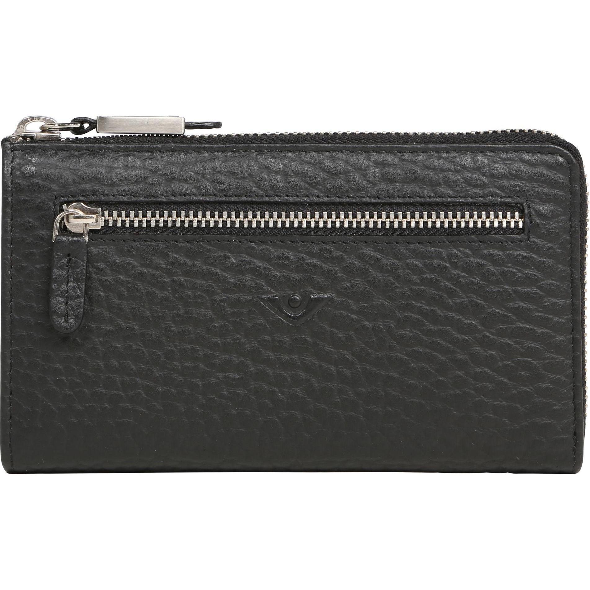 Voi, Damen, Portemonnaie, Geldbörse Hirsch 70608, Schwarz