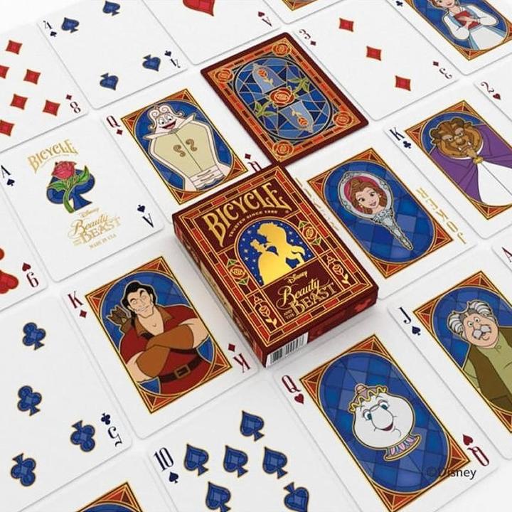 Image du produit Bicycle Beauty and the Beast Playing Cards (Anglais, 1 - 10 Joueur)