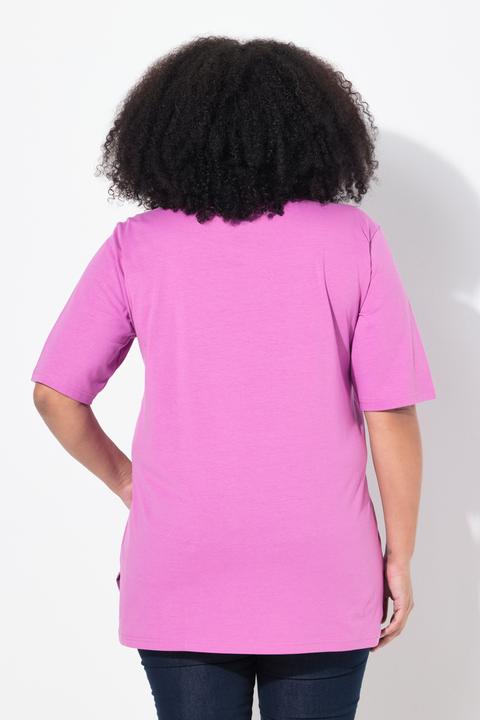 Produktbild Ulla Popken T-Shirt, Rundhalsausschnitt, Relaxed, Halbarm (42, 44)