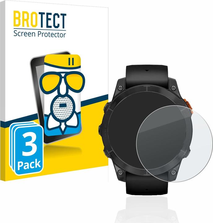 Produktbild BROTECT AirGlass Panzerglasfolie Matt (Garmin Fenix 7 Pro Solar)