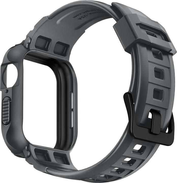 Actual product image Spigen Apple Watch 9/SE RugArm Pro DkGr
