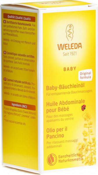 Actual product image Weleda Tummy oil