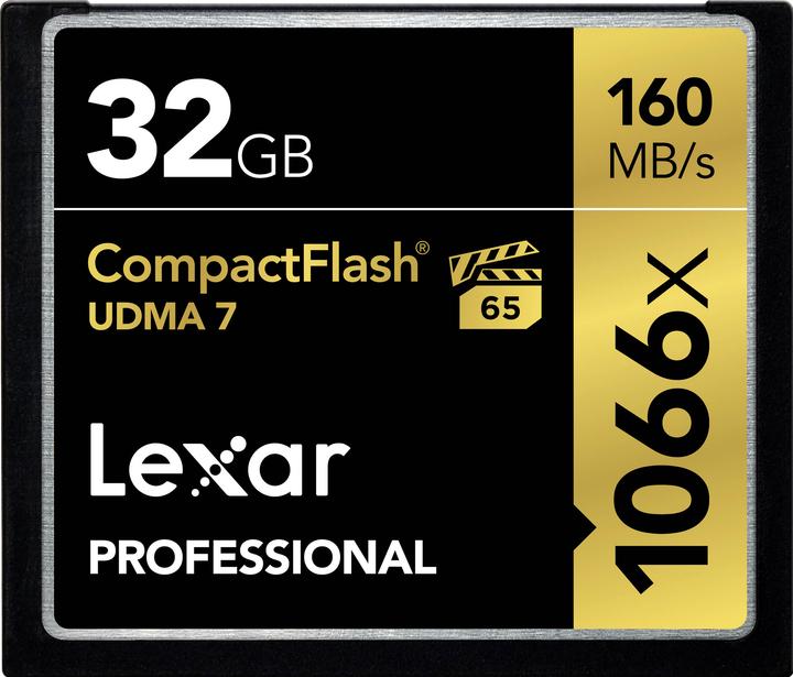 Lexar Professional 1066x CompactFlash (32 GB, CF)