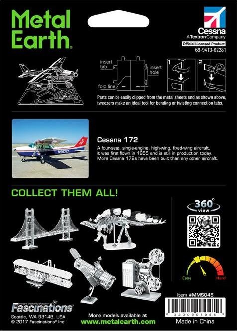 Produktbild Metal Earth Cessna 172 Skyhawk
