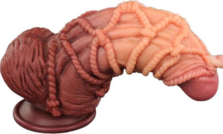 Image du produit Lovetoy Gode extrême avec motif de corde 24 cm