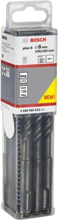 Produktbild Bosch Professional Zubehör Hammerbohrer SDS plus-5, 6 x 50 x 115 mm, 10er-Pack (6 mm)