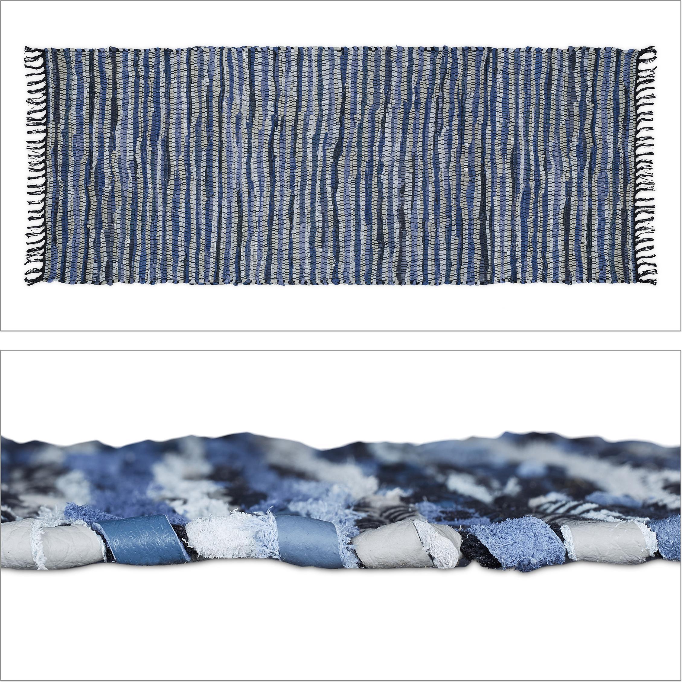 Thumbnail - Relaxdays, Teppich, Flickenteppich (200 x 80 x 1 cm)