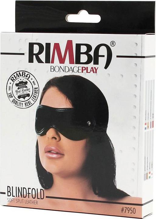 Produktbild Rimba Erotische Mode ra7950 Augenmaske Schwarzes Leder
