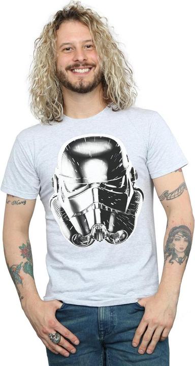 Produktbild Star Wars Stormtrooper Warp Speed Helmet TShirt (L)