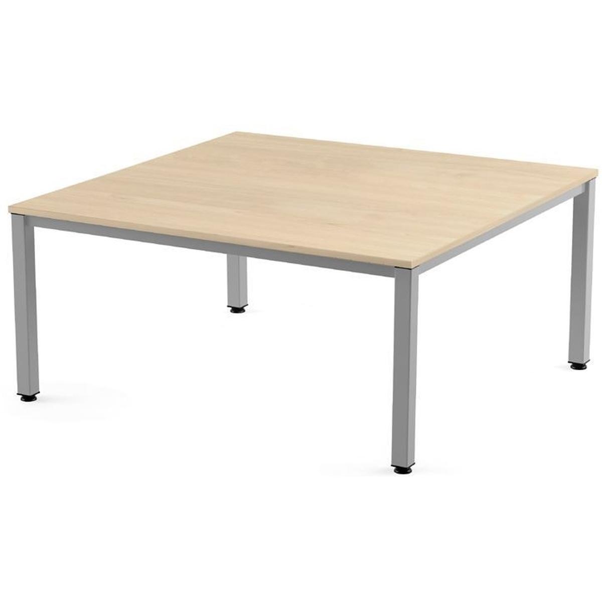Rocada, Schreibtisch, Schreibtisch Executive BxTxH 120x120x73cm Gestell grau Platte Melamin buche (120 x 120 x 73 cm)