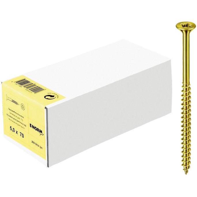 E-NORMpro, Schrauben, SPS SeKo zn gelb TG PZD 6,0x120/72 HP (1 Schrauben pro Stück)