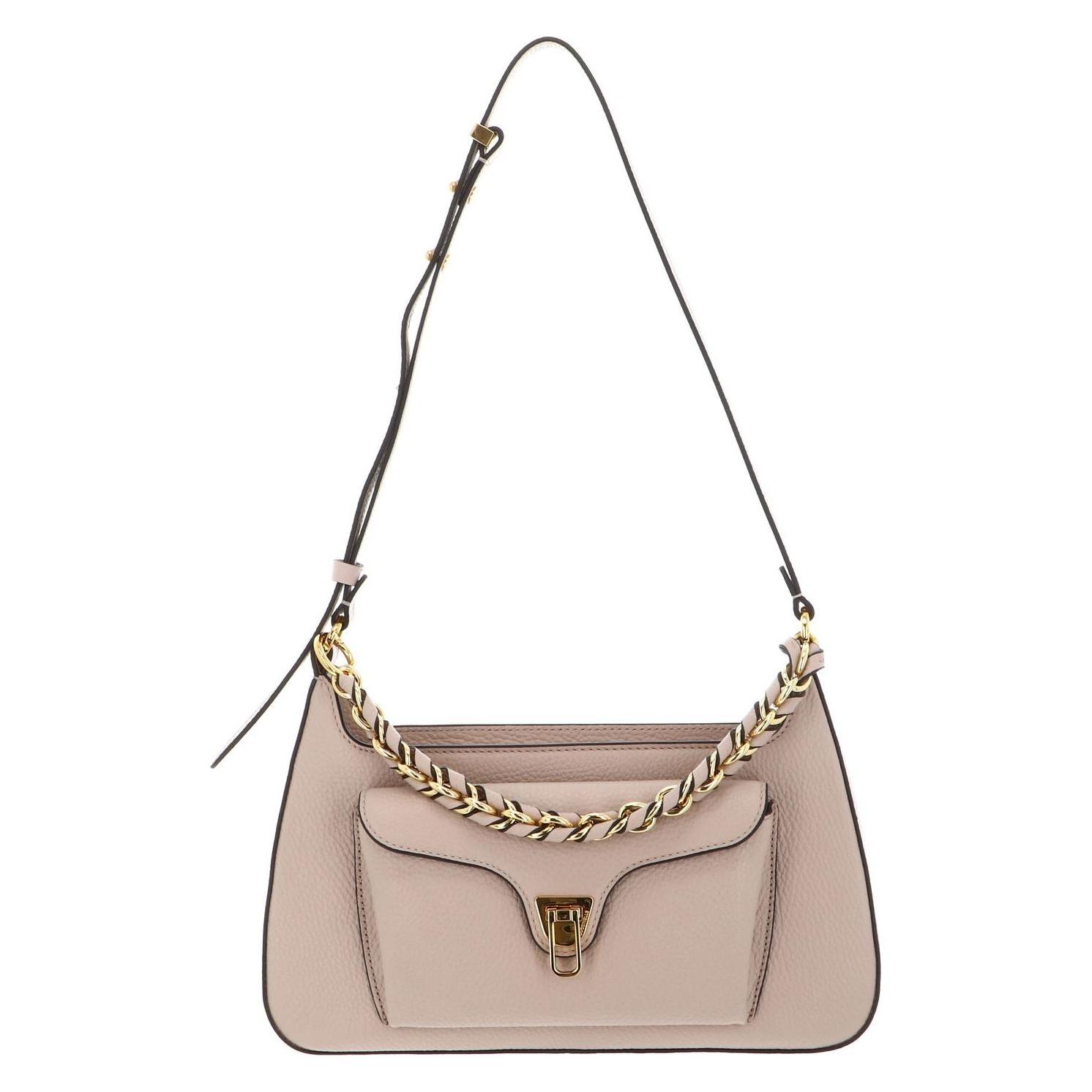 Coccinelle, Damen, Handtasche, Beat Generatio Shoulder Bag, Beige