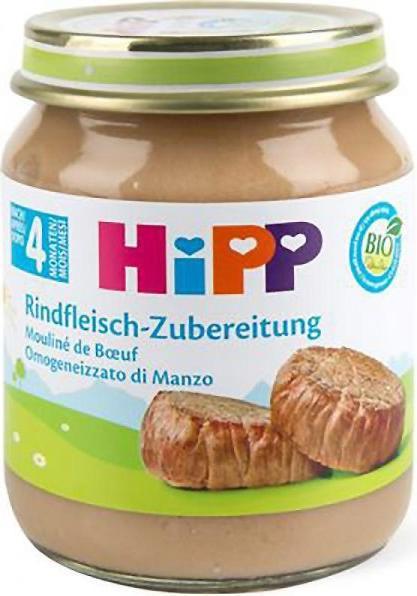 Produktbild Hipp Bio-Rindfleisch Zubereitung Glas (125g) (125 g)