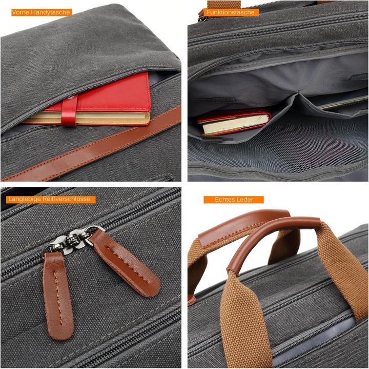 Produktbild CoolBELL Umwandelbarer Laptoprucksack