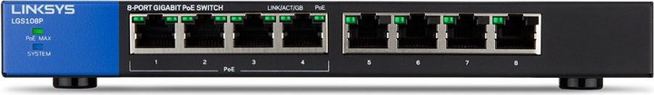 Produktbild Linksys Lgs108p (8 Ports)