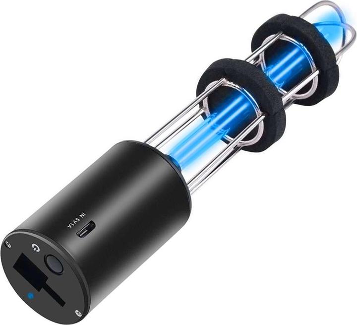 Produktbild No Name Keimtötende Sterilisationslampe 2in1 OZON/UV-C Promedix PR-210 B Schwarz