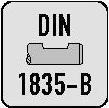 Produktbild Alpen Winkelfräser DIN 1833 D Typ N D.25 mm 60 ° HSS-Co Schneidenanzahl 10