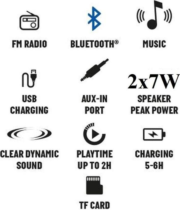 Produktbild Umbro Speaker bar BT 2x7W 1200mAh (14 W, 2.0 Kanal)
