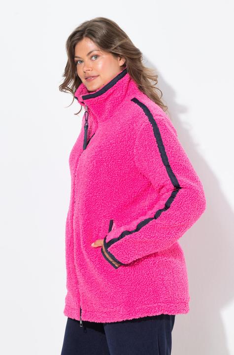 Image du produit Laurasøn Veste en polaire bouclée, col montant et manches longues (40)