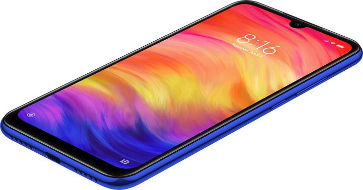 Actual product image Xiaomi Redmi Note 7 (64 GB, Blue, 6.30", Hybrid Dual SIM, 4G)