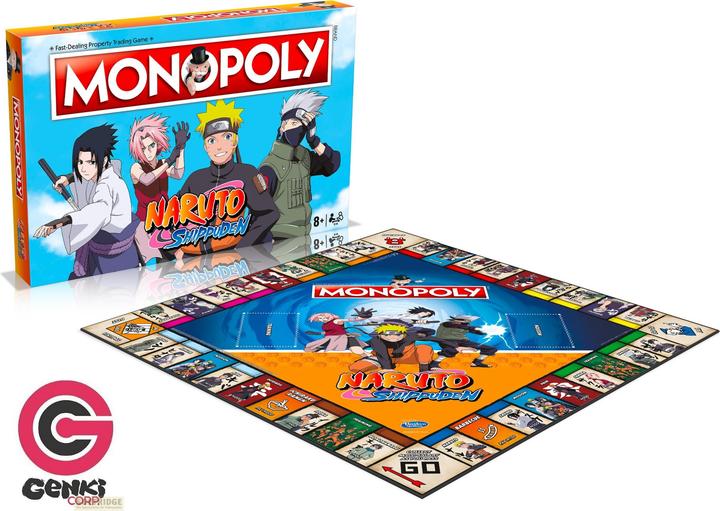 Actual product image Monopoly Naruto (German, French)
