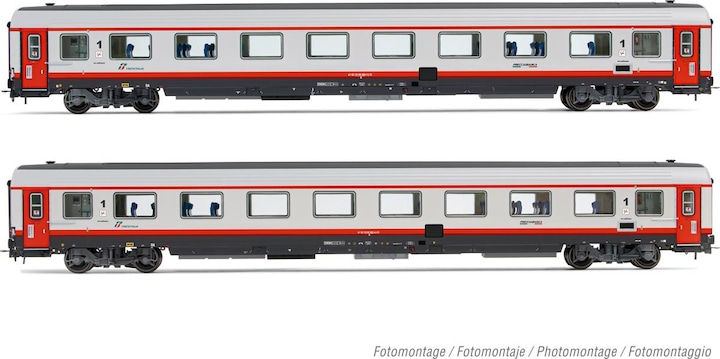 Immagine prodotto Hornby FS 2 carrozze passeggeri GC 85 Frecciabianca Ep. VI (Traccia H0)