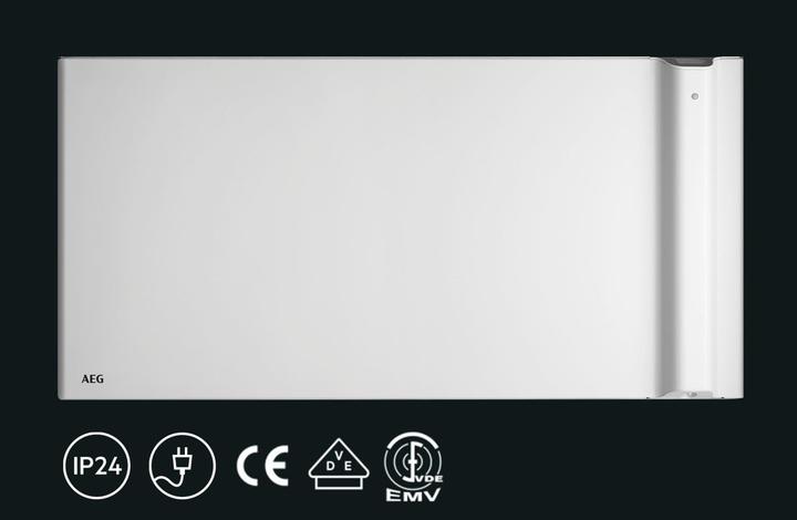 Produktbild AEG Haustechnik DKE 200, 2000 W Duo Wandkonvektor für ca. 25 m², mit Stecker (2000 W)