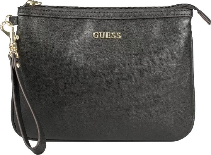 Guess Vanille, Synthetic Leather, Textile Bag, Toiletry, Black, For Women