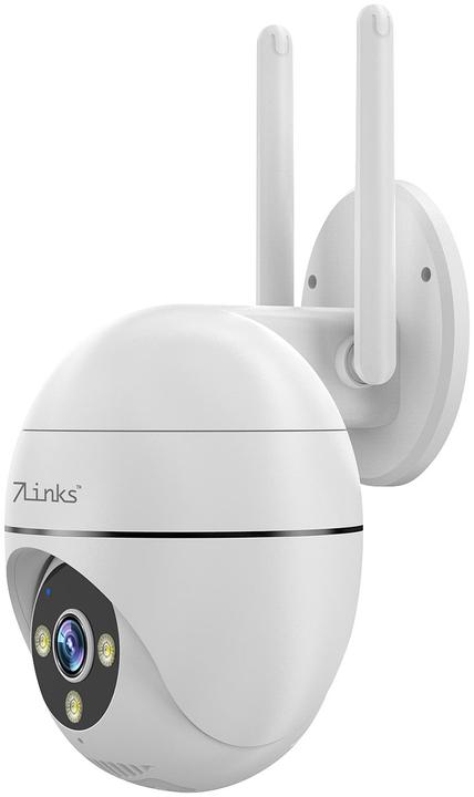 Produktbild 7links WLAN-Pan-Tilt-Outdoorkamera, 2K-Auflösung, Tracking, Nachtsicht, IP65 (2304 x 1296 Pixels)