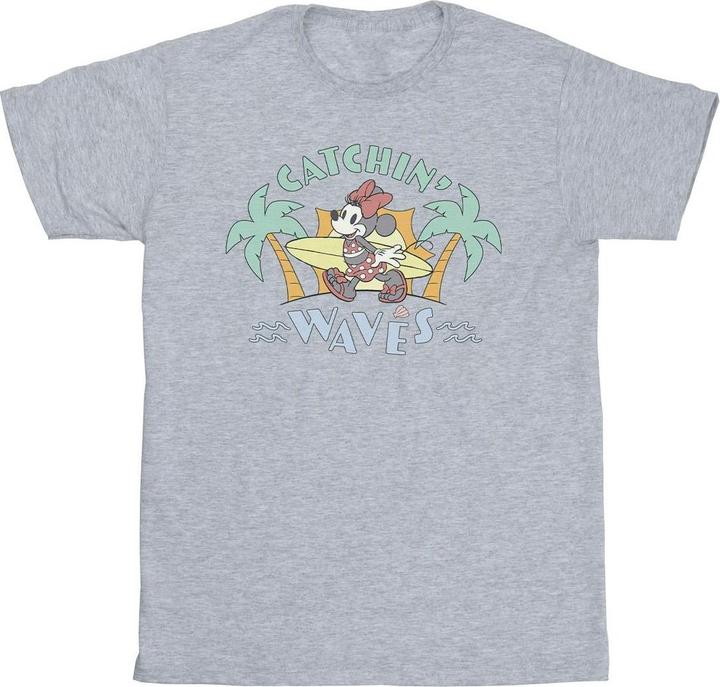 Immagine prodotto Disney Minnie Mouse Catchin Waves Maglietta Uomo (XXL)