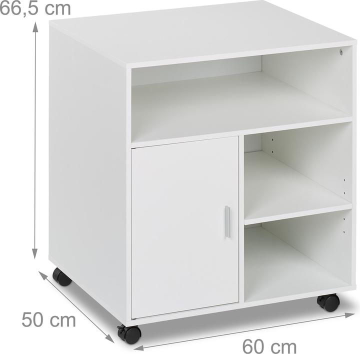 Relaxdays Rollcontainer (60 x 50 x 66.5 cm)