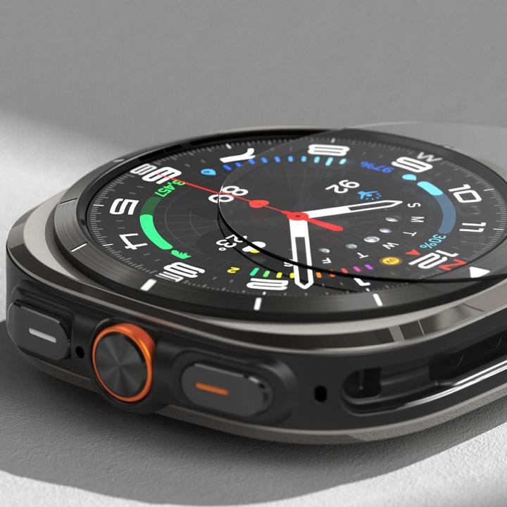 Produktbild Ringke Slim & Tempered Glass Case + Glass Set for Samsung Galaxy Watch Ultra 47mm - Black