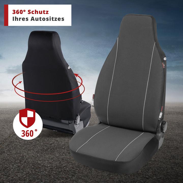 Actual product image Walser Car seat cover Modulo front seat cover Universal protective cover for highback car seat