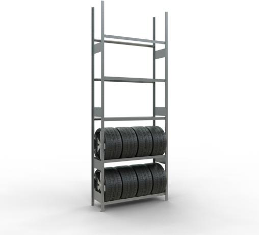 Actual product image Schulte Lagertechnik Wheels basic rack MULTIplus150