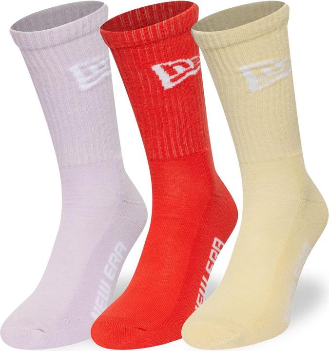 Produktbild New Era Unisex Socken - FLAG CREW 3er Pack multi - 39-42 (3er Pack, 39 - 42)