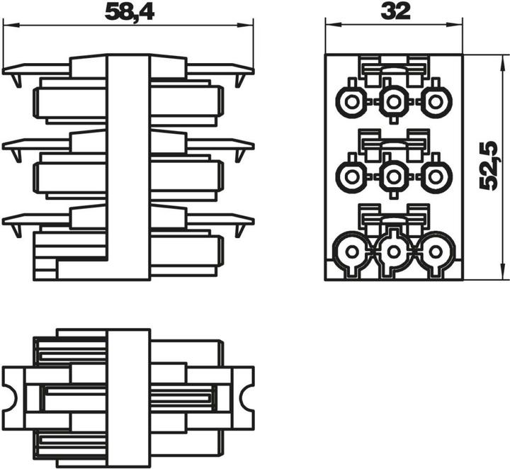 Immagine prodotto OBO Bettermann Blocco distributore 3p 1Input /3p 5Output