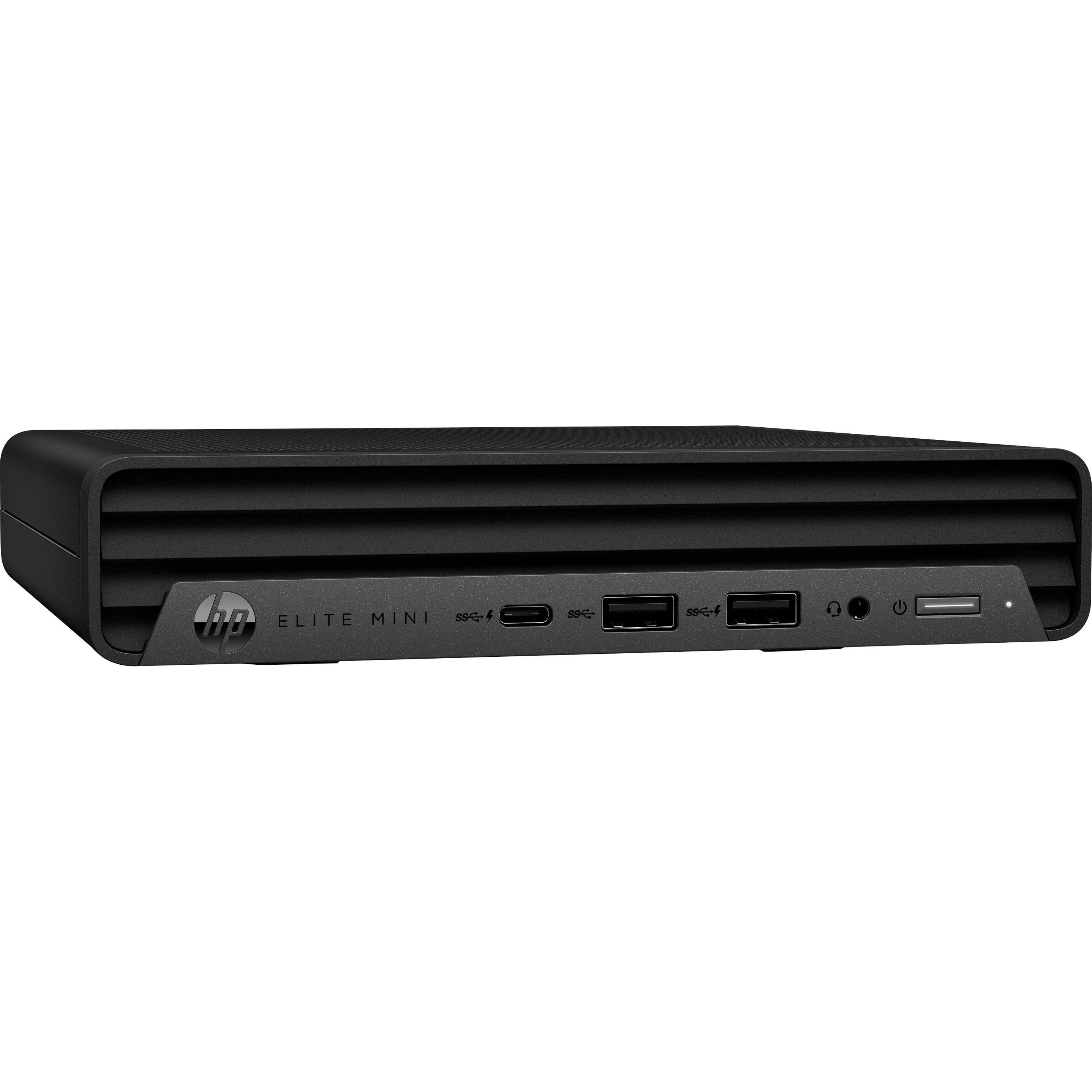 HP Elite Mini 800 G9 Mini Pc (Intel Core i7-13700T, 16 GB, 512 GB, UHD Graphics 770), PC, Schwarz