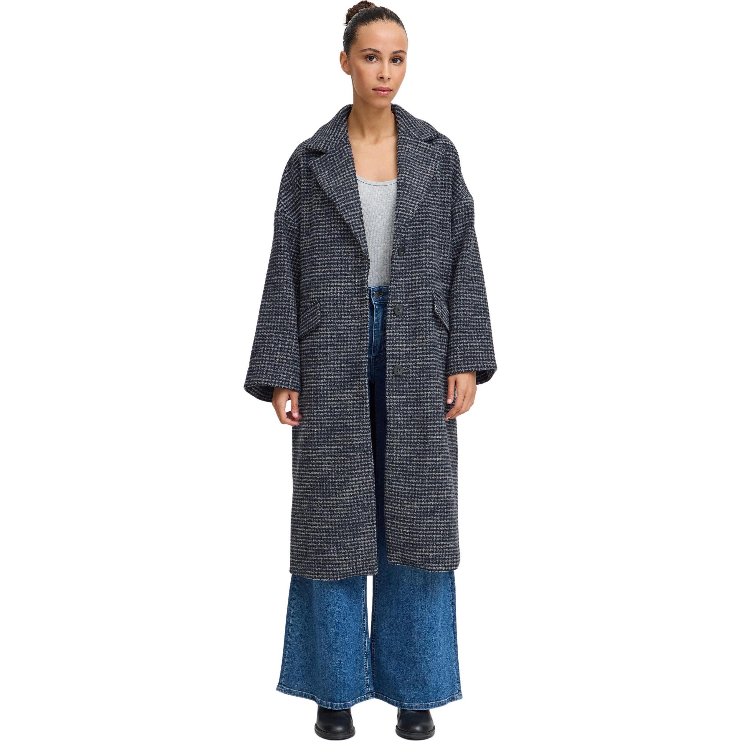 Ichi, Damen, Anzug, damenmantel ihemmalu ja2, Blau, (36)