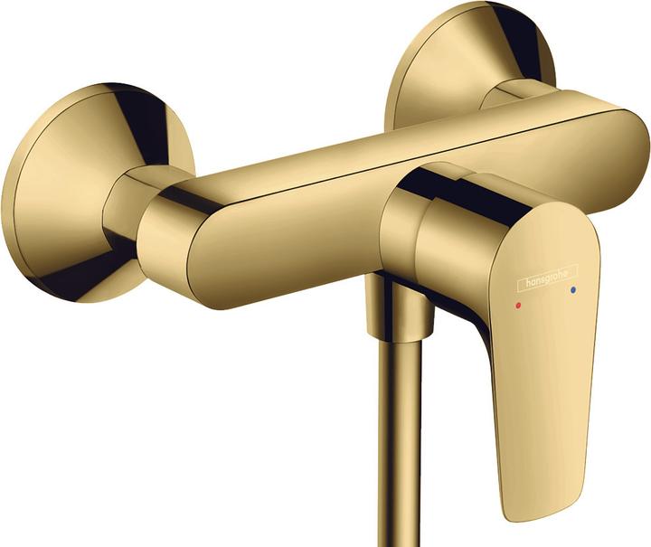 Actual product image hansgrohe Talis E exposed shower mixer (polished gold optic)