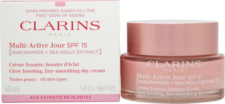 Actual product image Clarins Day Cream Sun Protection Factor 15 (Suntan cream, SPF 15, 50 ml, 219 g)