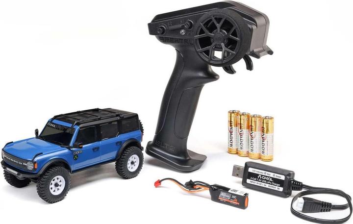 Image du produit Axial Rock Crawler SCX30 Ford Bronco 1:30 RTR Blau (RTR Prêt à fonctionner)