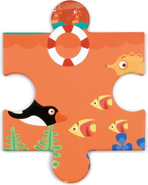 Produktbild Scratch Shape Puzzle Pelikan 24 Teile (24 Teile)
