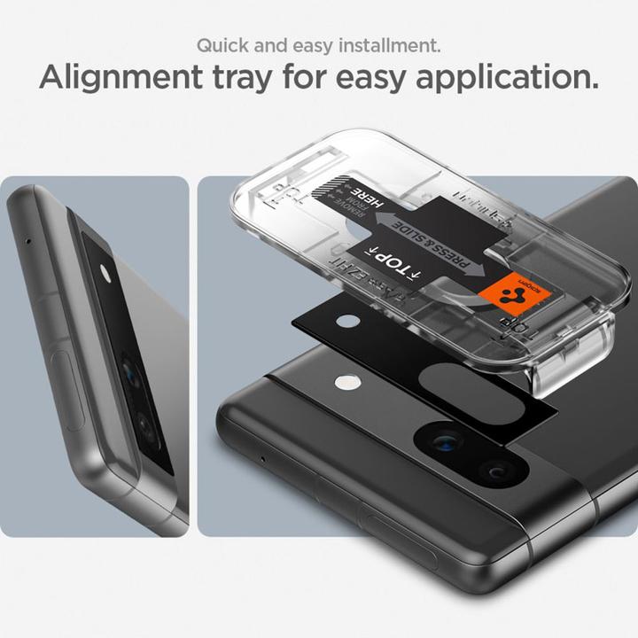 Actual product image Spigen Optics cover (1 Piece, Google Pixel 7a)