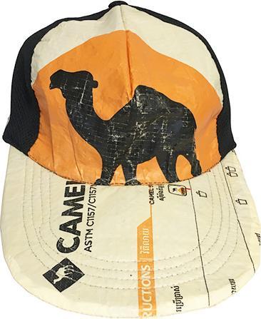 Immagine prodotto Bekos Upcycling - Basecap da sacchi di cemento riciclati Camel (Taglia unica)