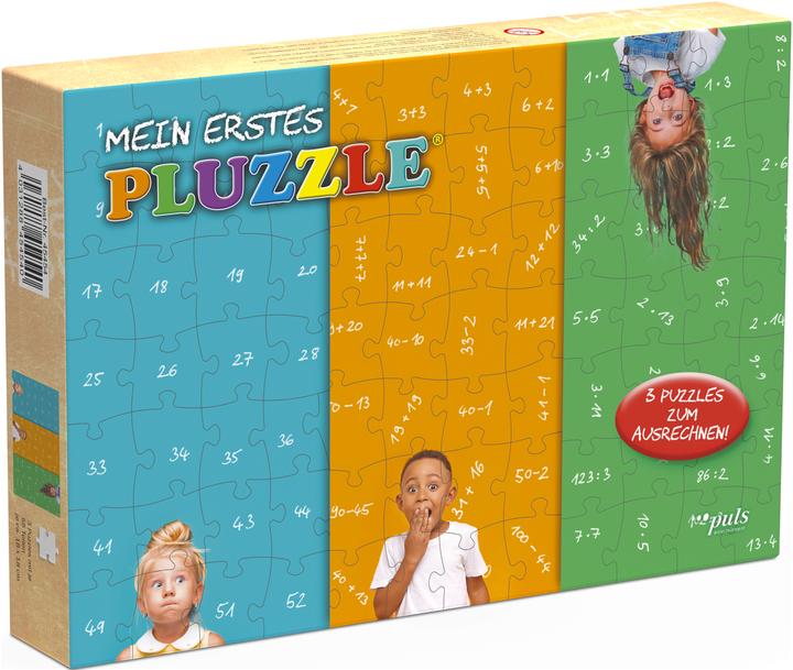 Actual product image PLUZZLE® My first maths puzzle 3x56 pieces (55 pieces)